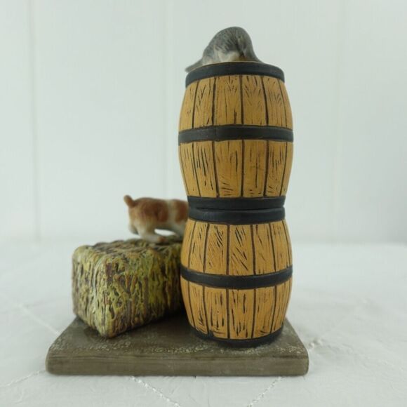 Cute Cats! Porcelain Sculpture Collection Hide & Seek The Danbury Mint - Picture 3 of 9